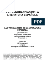 Las Vanguardias de La Literatura Española