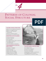 Colonial Social Structure