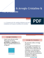 Estructura and Arreglo Cristalino and No