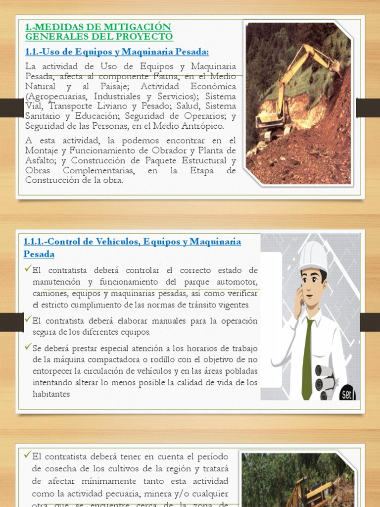 El Impacto Ambiental en Las Maquinarias de Movimiento de Tierras. | PDF ...