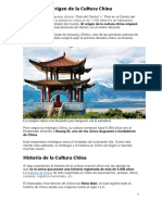 Ubicación y Origen de La Cultura China