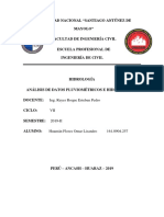 Análisis de Datos Pluviométricos e Hidrológicos PDF