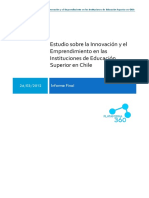 Estudio Sobre Innovación y Emprendimiento en Instituciones de Educación Superior en Chile PDF
