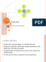 Vsepr Theory: Valence Shell Electron Pair Repulsion