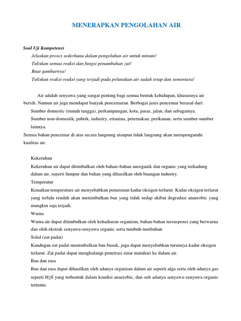 Air Nacl Soda Clor Pdf
