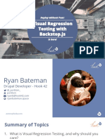 Deploy Without Fear - Visual Regression Testing With BackstopJS Is Here!