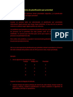 Algoritmo de Planificación de Procesos Por Prioridad