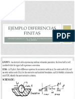 Ejemplo Diferencias Finitas PDF