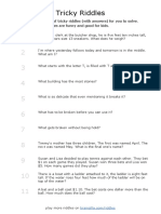 Tricky Riddles PDF