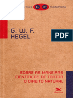 (Leituras Filosóficas) G. W. F. Hegel - Sobre as Maneiras Científicas de Tratar o Direito Natural-Loyola (2007).pdf