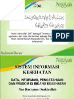 Prinsip Dasar, Data, Informasi, Pengetahuan Dan Wisdom Di Bidang Kesehatan