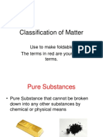 Classification of Matter 2019