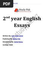 1st Year English Questions & Answers PDF | PDF | Plough