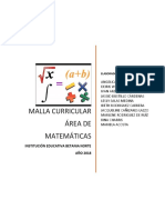 Malla Curricular 2018 Matemàticas