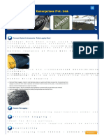 Conveyor System Accessories Pulley Lagging Sheet M