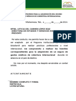 Carta Compromiso de Adquisicion de Seguro