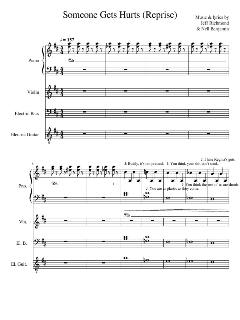 Someone Gets Hurts Reprise | PDF | String Instruments | Necked Lutes