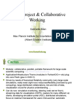 Cactus Project & Collaborative Working