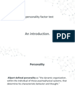 16 personality factor test