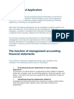 Definition and Application management accounting