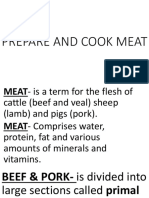 Tle - 9 - Prepare and Cook Meat