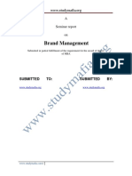 mba-Brand-Management-report
