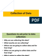 Collection of Data