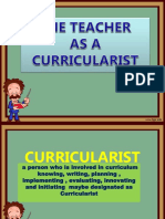 Fs 4 - Teacher As A Curricularist