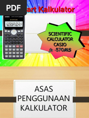 Cara Penggunaan Kalkulator Pdf