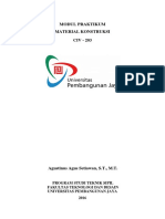 Textbook CIV 203 Modul Praktikum Material Konstruksi CIV 203 PDF