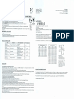 Folleto Informativo CAZADORA: PANTALÓN Mod. Vulcano 210 Bicolor