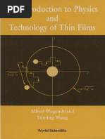 An Introduction To Physics and Technology of Thin Films, Wagendristel A., Wang Y.