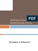 Introduction to Professional Ethics in Engineering