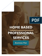 Home Based Professional Services Business Plan