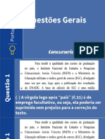 Português. Questões Gerais