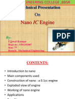 Nano IC Engine Presentation Summary