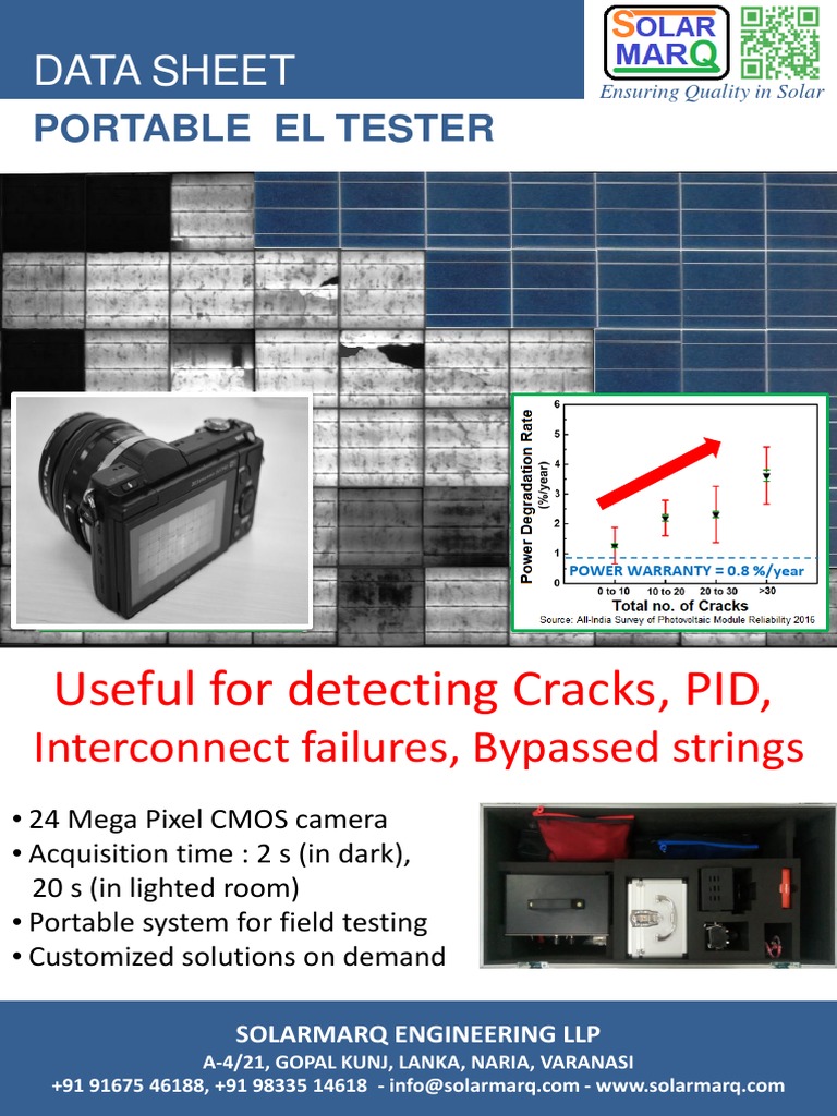 Portable El Tester Rev4 Pdf Camera Solar Panel
