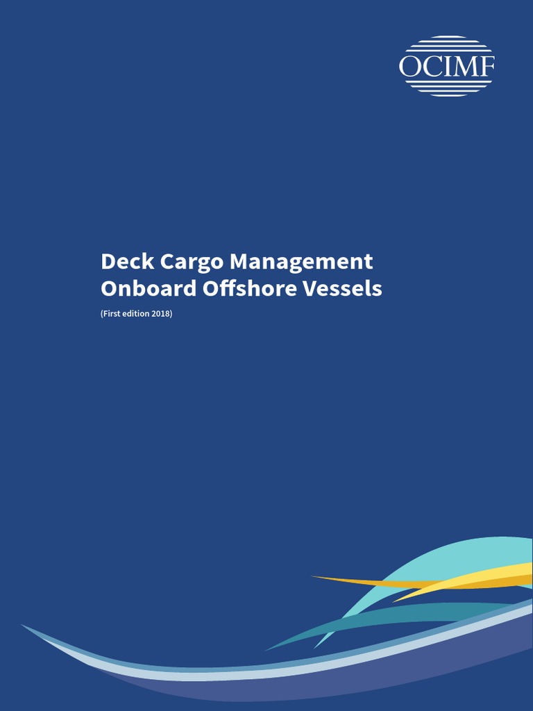 Deck Cargo Management Onboard Offshore Vessels PDF PDF Offshore