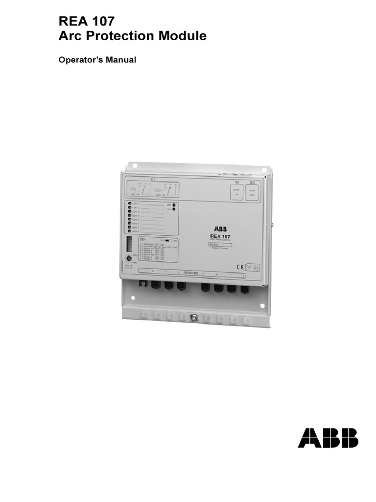 REA107 Operena | PDF | Relay | Switch