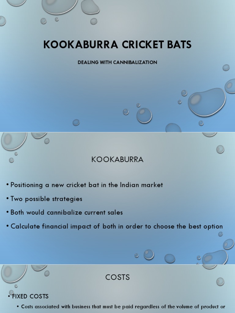 Kookaburra Cricket Bats For Students PDF Management Accounting Pricing