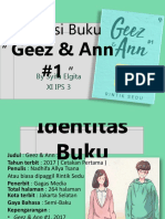 Resensi Buku Geez & Ann