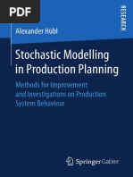 Alexander Hübl (Auth.) - Stochastic Modelling in Production Planning - Methods For Improvement and Investigations On Production System Behaviour-Gabler Verlag (2018) PDF