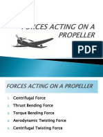 Forces Acting On A Propeller