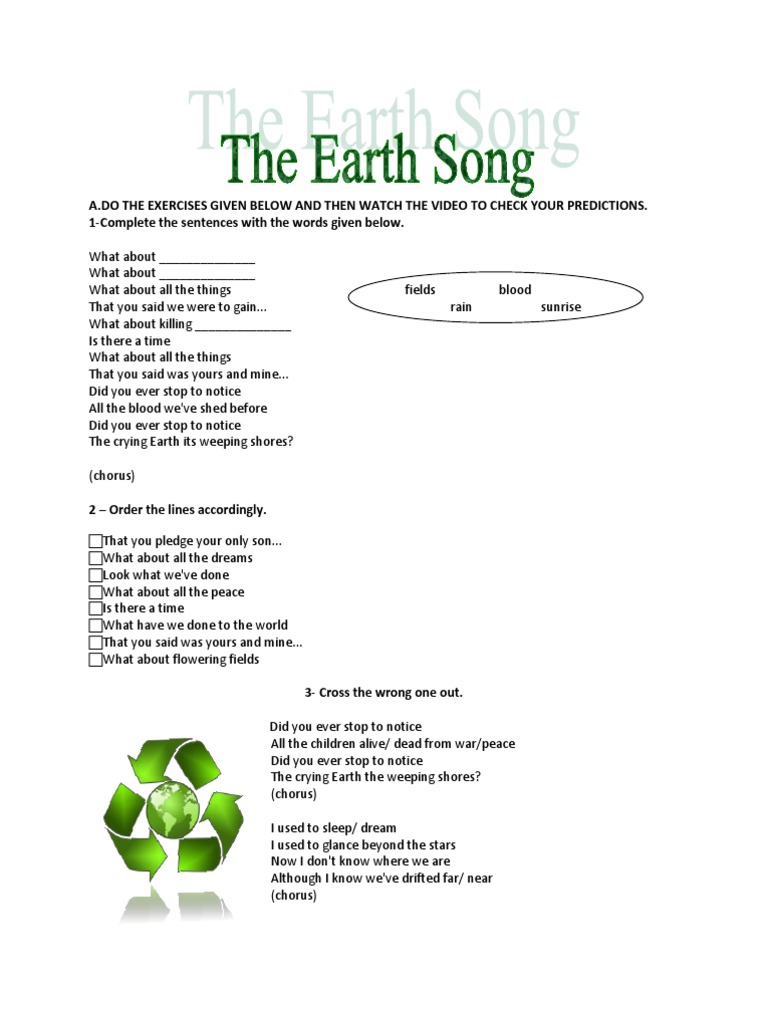 The Earth Song | PDF