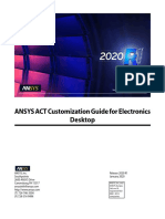 ACT Customization Guide for Electronics Desktop