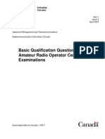 Basic Qualification Question Bank For Amateur Radio Operator Certificate Examinations