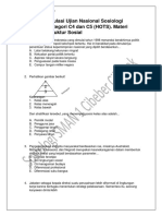 Soal-Soal Simulasi Ujian Nasional Sosiologi Kategori C4 Dan C5 (HOTS) - Materi Struktur Sosial-Dikonversi