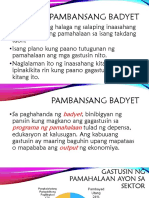 Aralin 1-Pambansang Badyet