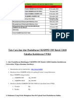 JADWAL Dan CARA PENDAFTARAN BIMBEL UKMPPD CBT BATCH I 2020 FK UWKS