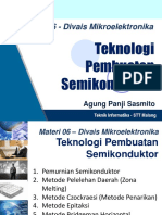 Teknologi Pembuatan Semikonduktor Materi 06